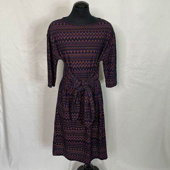 Zara Chevron Knit Dress - Women’s S - Picture 2 of 7